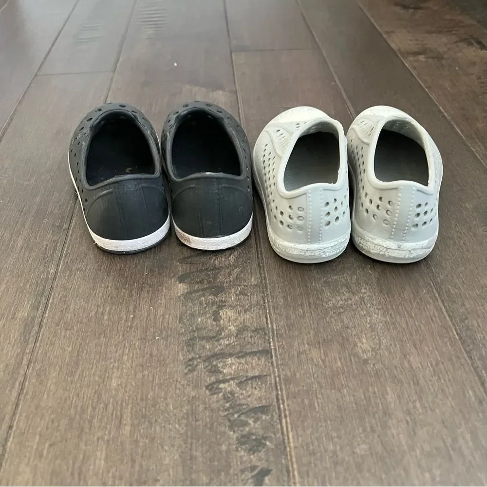 Cat & Jack + Unknown Brand Water Shoes Summer Sandals Perforated 6 Lot Bundle